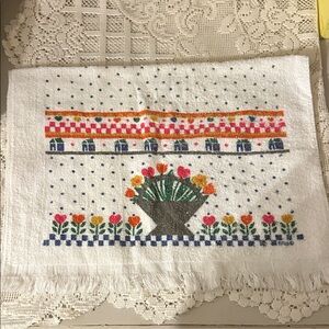 Vintage Floral/Home Dish Towel